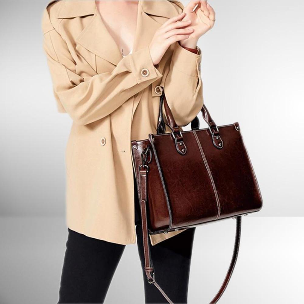 Elegant Tote Leather Bag Stylish and Functional