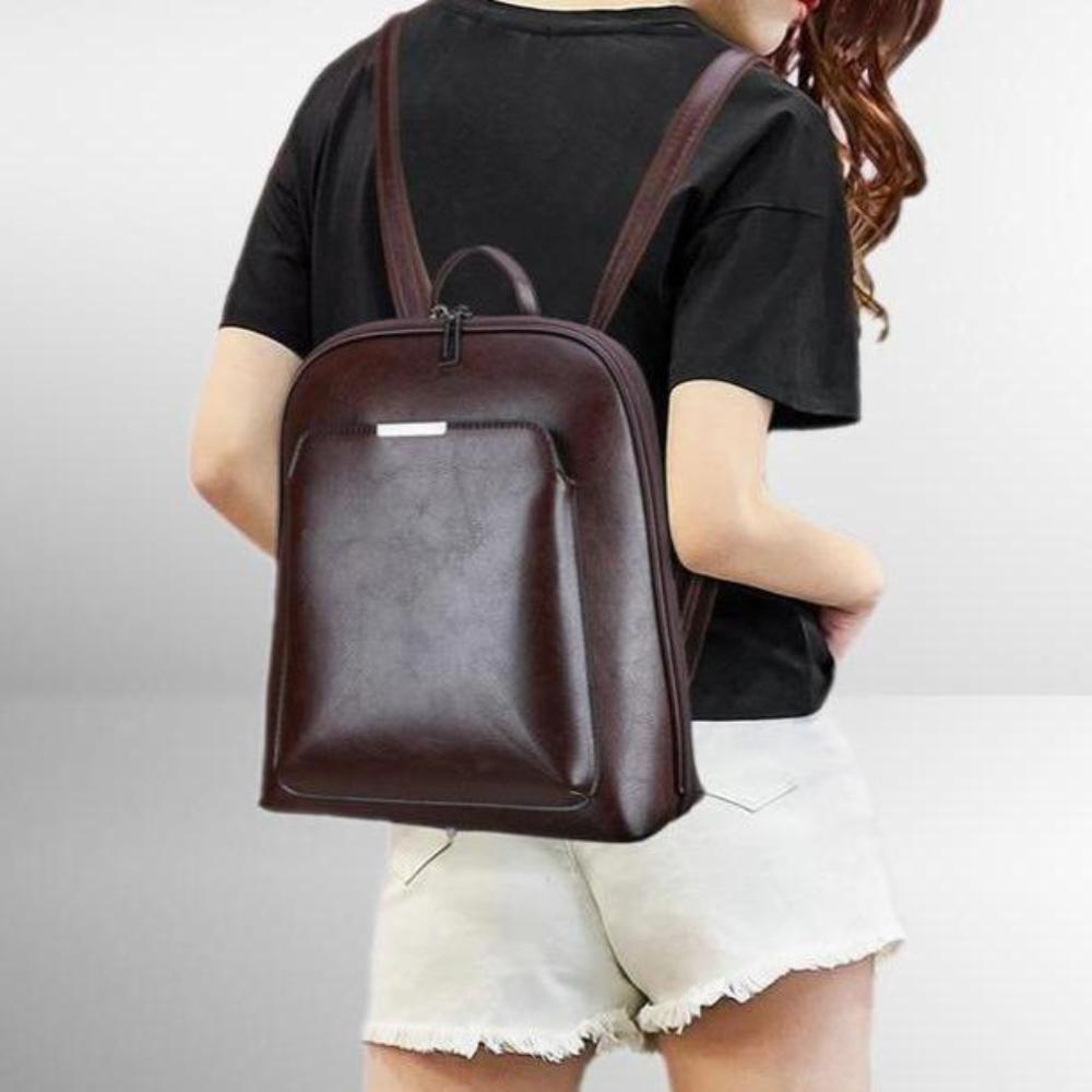 Urban Voyager Dual-Zip Minimalist Carry Backpack