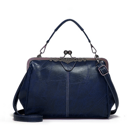Elegant Retro Vintage Kiss-Lock Handbag