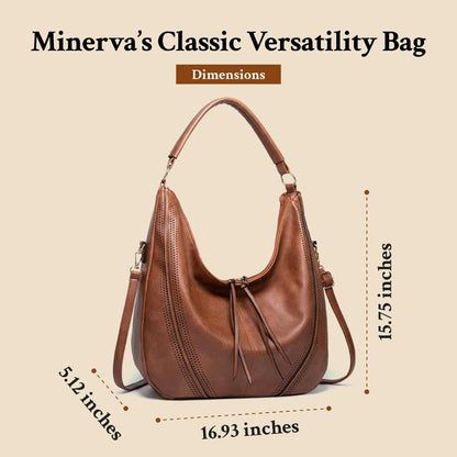 Minerva’s Timeless Classic Versatile Vintage Leather Bag