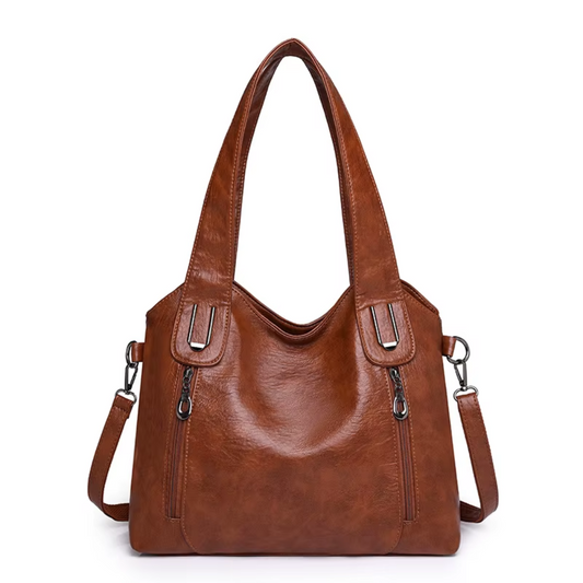 Classic Retro Tote Shoulder Leather Bag
