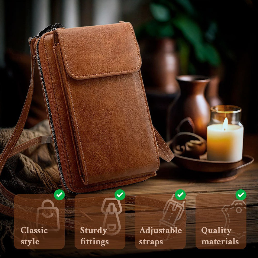 Chic Compact Stylish Leather Handbag