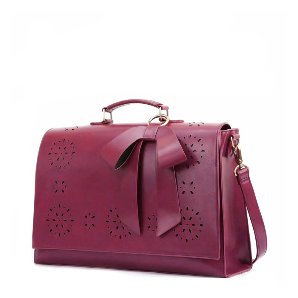 Elegant Bow-Tie Satchel Handbag for Women