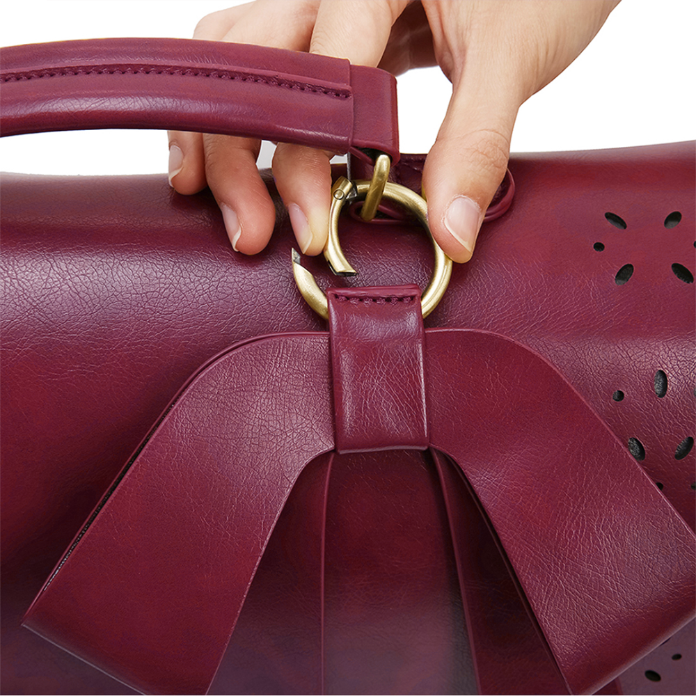 Elegant Bow-Tie Satchel Handbag for Women