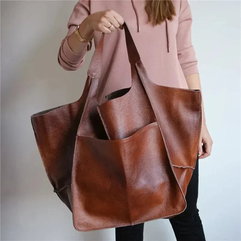 Elegant Vintage Leather woman's Handbag