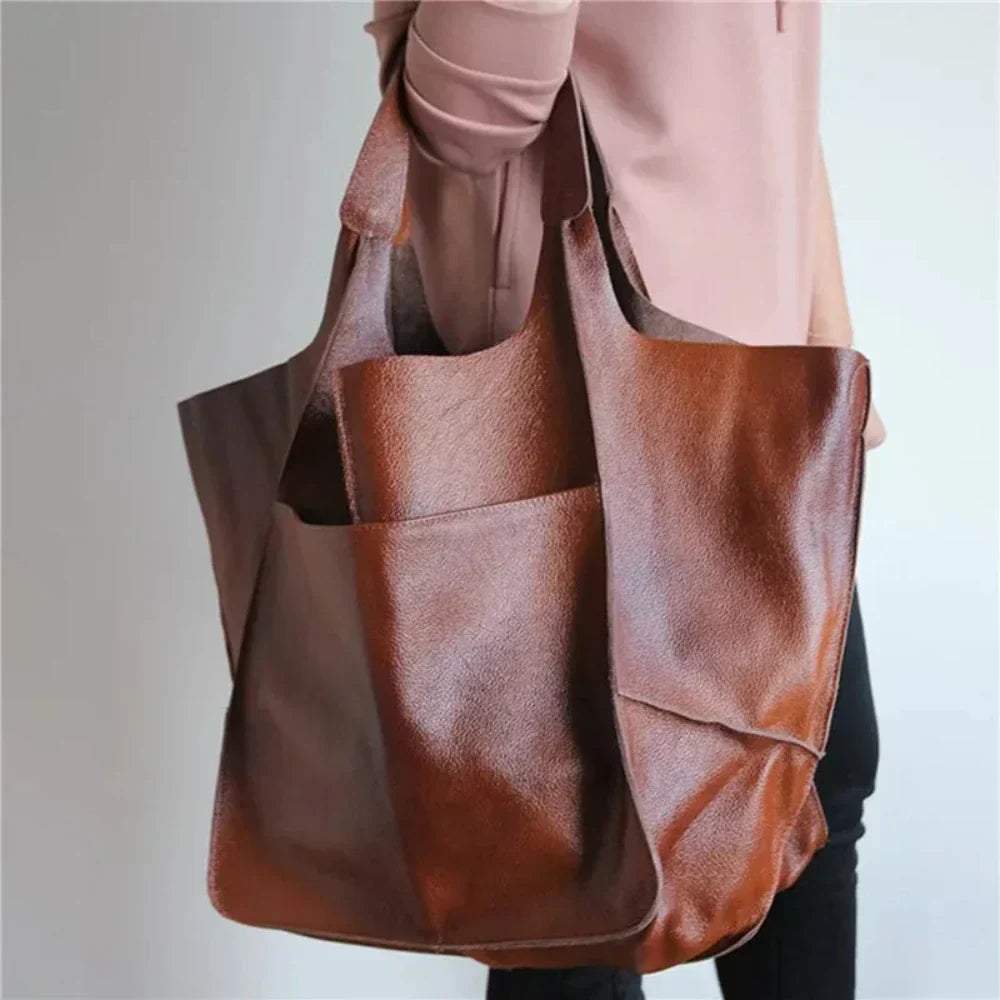 Elegant Vintage Leather woman's Handbag
