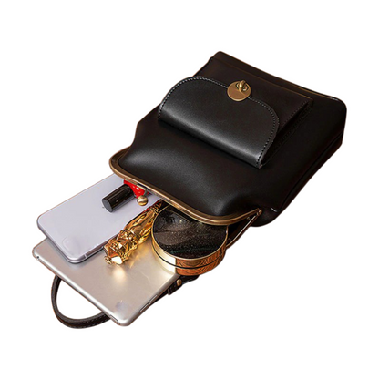 Retro Chic Vintage Kiss Lock Handbag Essential