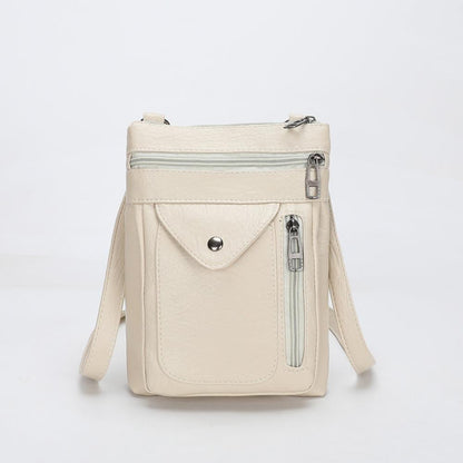 Clara Vintage Leather Crossbody Bag for Women