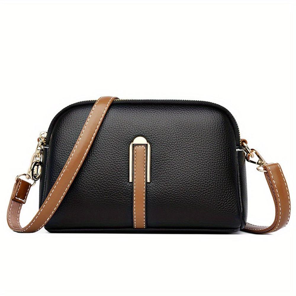 Stylish Embossed Leather Crossbody Bag for Women