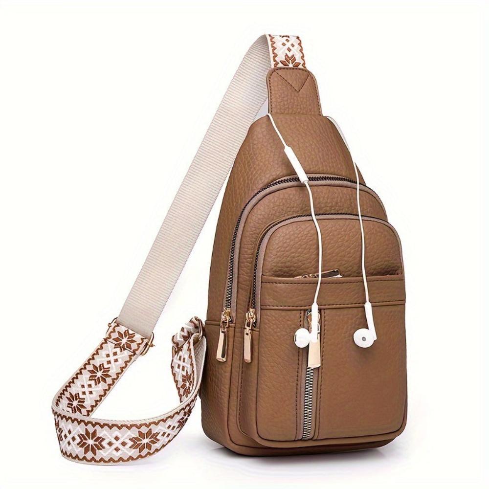 Hazel Stylish Vintage Chest Crossbody Shoulder Bag
