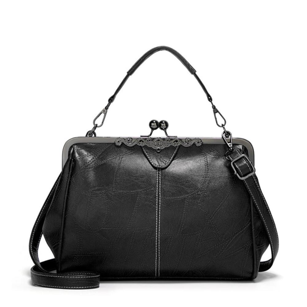 Elegant Retro Vintage Kiss-Lock Handbag