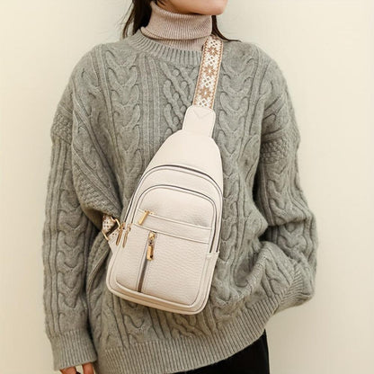 Hazel Stylish Vintage Chest Crossbody Shoulder Bag