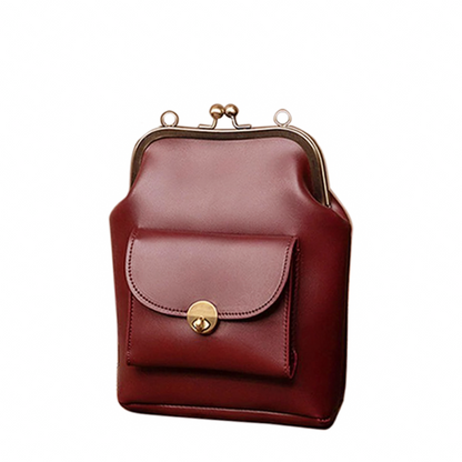 Retro Chic Vintage Kiss Lock Handbag Essential