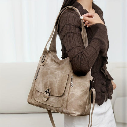 Vintage Charm Stylish Leather Shoulder Bag