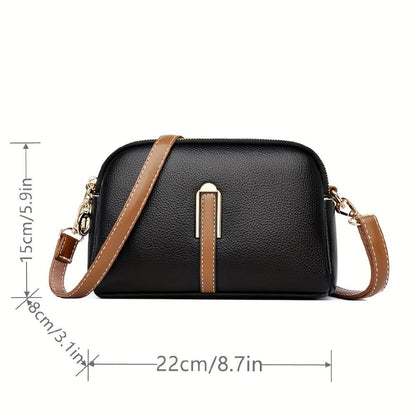Stylish Embossed Leather Crossbody Bag for Women
