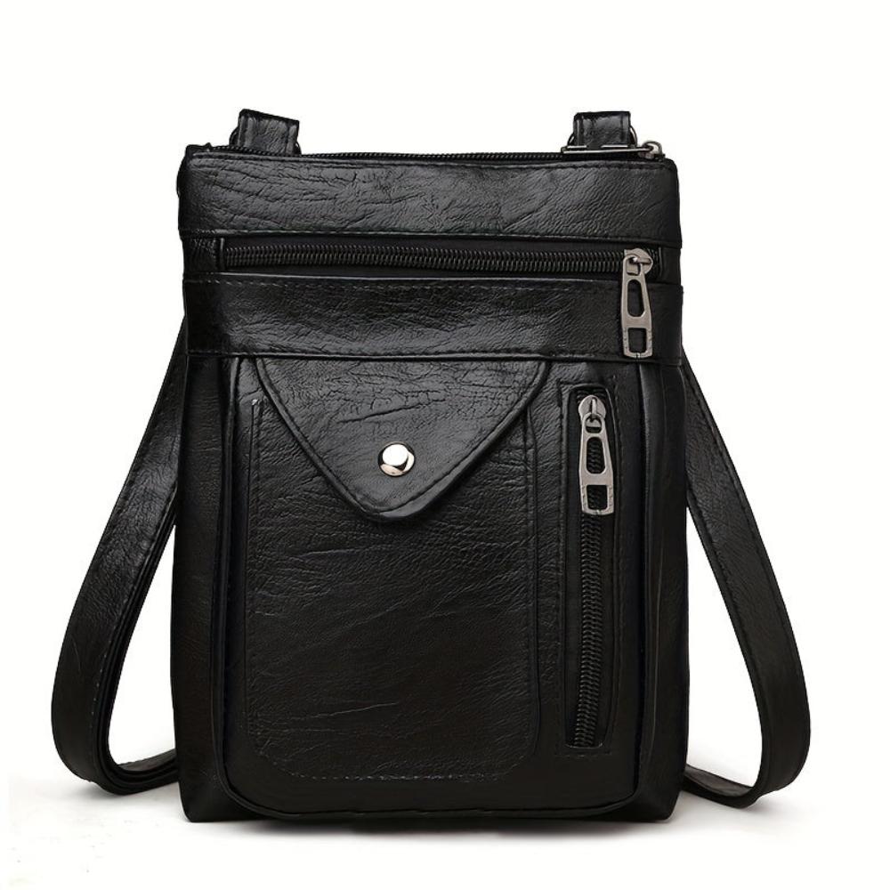 Clara Vintage Leather Crossbody Bag for Women