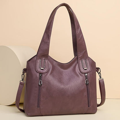Classic Retro Tote Shoulder Leather Bag