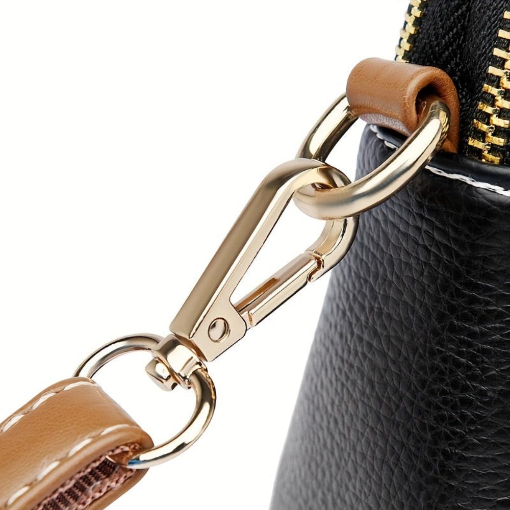 Stylish Embossed Leather Crossbody Bag for Women