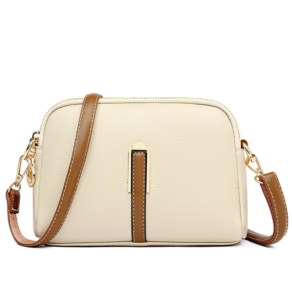 Stylish Embossed Leather Crossbody Bag for Women