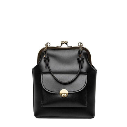 Retro Chic Vintage Kiss Lock Handbag Essential