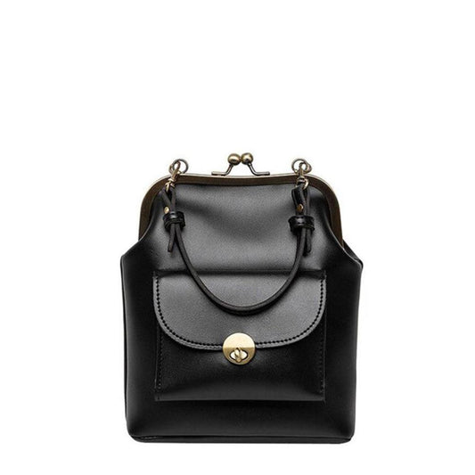 Retro Chic Vintage Kiss Lock Handbag Essential