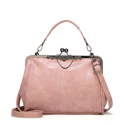 Elegant Retro Vintage Kiss-Lock Handbag
