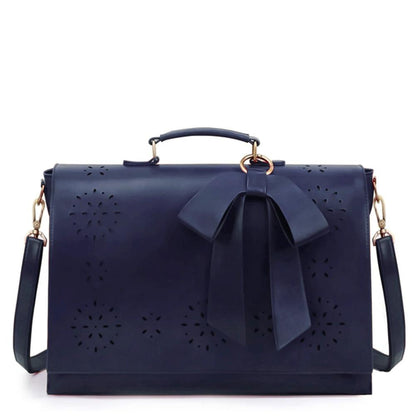 Elegant Bow-Tie Satchel Handbag for Women