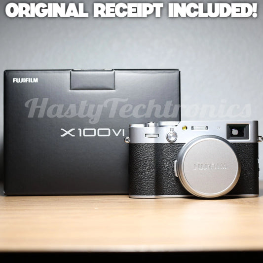 Fujifilm X100VI 40.2 MP Digital Camera Silver - USA MODEL Made In Japan!